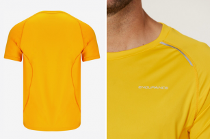 Żółta koszulka męska Endurance