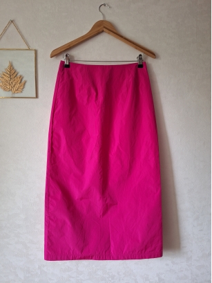 Różowa spódnica ołówkowa S - M 