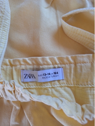 Żółty komplet 164 Zara