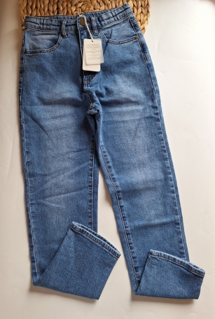 Niebieskie jeansy 158 Pompdelux