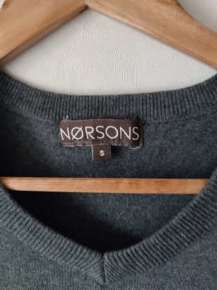 Szary męski sweter Norsons
